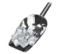 Pelle à Glace en Acier Inoxydable Argenté, Légère et Robuste pour Bar | Cuillère Glace Boule, Pelle à Filtre à Glace, Fournitures Cuisine pour Usage Bar Cuisine