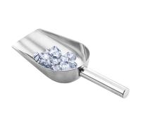 Pelle à glace en acier inoxydable - Trottinette alimentaire robuste, pelle à main antirouille pour bonbons et pop-corn | Pelle utilitaire de cuisine pour la farine, les grains de café, les glaçons, le