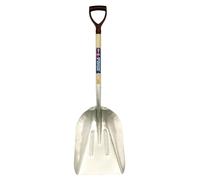 Pelle à grain avec manche - 28 pouces - Inox - Bouche carrée