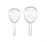 Pelle à huile en acier inoxydable 33 cm résistante à la chaleur | Acier inoxydable 188 résistant à la chaleur, ne se déforme pas, sans danger pour l'huile chaude, qualité durable