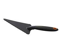 Pelle à légumes en nylon multi-usages avec poignée soft grip, 29 x 7,8 x 5,2 cm, Soft Collection, (couleur : noir et orange), quantité : 1 pièce.