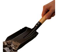 Pelle à main - Mini pelle en bois de frêne | Outil de nettoyage du charbon pour brasero | Pales pour tamis pour cendres pour cuisinière, barbecue, garage en plein air, cour, pales P
