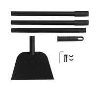 Pelle à Neige 54in Acier Allié, Grattoir à Glace Plat pour Jardin et | Acier Allié 54in Hauteur Ergonomique Lame 9.2x6in Dégagement Trottoir Allée Jardin Terrassement Coupe Gazon
