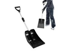 Pelle à neige avec poignée 70,1 à 89,9 cm Outil de nettoyage pliable avec | Outil de déneigement pour voiture, allée, jardin, camping, cour, plage, hiver, trottoir, terrasse, porche