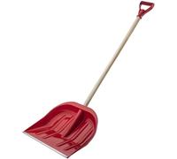 Pelle à neige, construction robuste, manche ergonomique, rouge