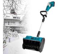 Pelle à Neige éLectrique sans Fil, Fraise à Neige sans Fil Pliable | Pelle à Neige éLectrique Avec Plaque Directionnelle Et PoignéE Avant RéGlable, Pour AlléEs D'éCole(1Battery)