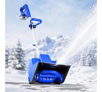 Pelle À Neige Électrique sans Fil, Largeur De Déblaiement De 11 Pouces, Lanceur Portatif 24 V, Poussoir Portable À Piles pour Allées, Trottoirs Et Entretien De La Maison, 1 Ou 2 Options De Paquet