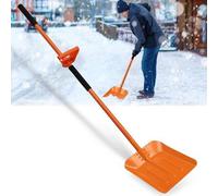 Pelle à neige ergonomique Unyqoos® en acier inoxydable résistant à la rouille – longueur réglable, poignée antidérapante pour un confort optimal, poignée d'assistance supplémentaire, conception compac