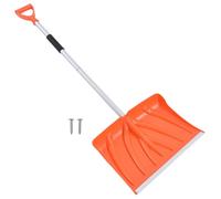 Pelle à neige, grande capacité, manche en forme de D, alliage d'aluminium, plastique, amovible, outil de pelle modulaire