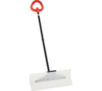 Pelle à neige - Pelle à neige largeur 61 cm - Poignée ergonomique - Lame HDPE - Légère & portable - Pour allées, escaliers, trottoirs
