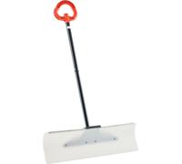 Pelle à neige - Pelle à neige manuelle - Largeur de déneigement 76 cm - Poignée ergonomique - Lame HDPE - Légère et robuste - Pour entrée et trottoir - Portable
