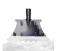 Pelle à neige pour l'outil d'hiver amovible de 33 cm | Pelle à neige en métal pour extérieur, cour, jardin, pelouse, parking, trottoir, camping et