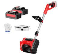 Pelle à Neige sans Fil 1200W, souffleuse à Neige électrique de 12 Pouces avec poignée Frontale réglable et Poteau télescopique pour Patio, Jardin et Ferme