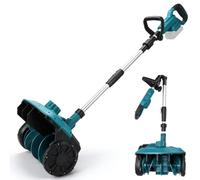 Pelle à neige sans fil pliable compatible avec Makita 18 V (sans batterie) | souffleuse à neige électrique 800 W, moteur sans balais, télescopique, largeur 31 cm, profondeur 15 cm