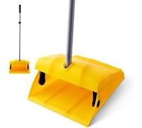 Pelle à neige Unyqoos® résistante au vent, avec manche long – en plastique, manche résistant à la rouille, grand bac de récupération, ergonomique pour le dos, pour intérieur et extérieur (cuisine, jar