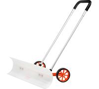 Pelle à neige VEVOR avec roues 94 cm Pelle à neige en plastique ABS Alliage d'aluminium Pelle à neige Angle latéral de 15° Dégage-neige Équipement de déneigement Pelle à neige ergonomique