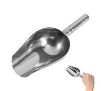 Pelle à Nourriture pour Animaux Tête Ronde, en Acier Inoxydable | Lame Affinée de 250g, Finition Brillante Argentée, Nettoyage Facile, pour Croquettes et Bonbons Plusieurs styles