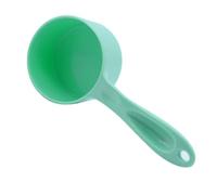 Pelle à Nourriture pour Chats en Plastique, Cuillère Doseuse Verte | Mesure des Croquettes, Solide et Lavable au Lave-vaisselle, Facile à Suspendre, pour Aliments Secs
