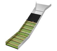 Pelle à or, modèle pliable et portable, système de filtration à 4 couches, couleur argent
