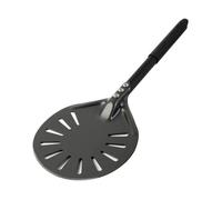 Pelle à pizza - aluminium haute qualité, design perforé, manche long anti-brise, compatible fours - pelle Étiquette
