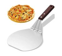 Pelle à pizza inox 33 cm, manche long, pour four et grill, spatule de cuisson compacte