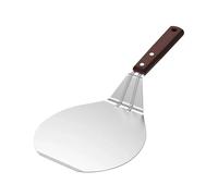 Pelle A Pizza Pelle à pizza avec manche en bois et poignée métal antiadhésive, plaque de transfert, outil for la cuisson du pain maison pour Four à Pizza(6.5 inch)