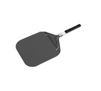 Pelle à Pizza Pliable en Acier Inoxydable Poignée Ergonomique | Noir, Légère et Facile à Nettoyer, Surface Lisse, Trou D’accroche, pour Pizzerias et Hôtels Couleur Aléatoire