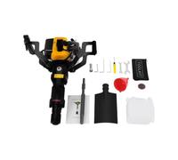 Pelle À Poteaux Essence 52cc, Puissance Maximale De 1900W | Perceuse À Tarière À 2 Temps Avec Bielle De Pelle, Outil De Creusement À Grande Vitesse De 6500 Tr/min