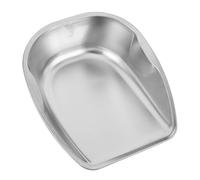 Pelle à Poussière Acier Inoxydable à Double Poignées pour Maison | Usage la Cuisine et Intérieur, Prise Confortable, Nettoyage Facile, Finition Argentée, Modèle Double Oreille