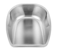 Pelle à Poussière Acier Inoxydable à Double Poignées pour Maison | Usage Polyvalent, Nettoyage Facile, Gain de Temps, Format Argenté, pour Tâches Domestiques et Jardin