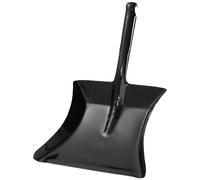 Pelle à poussière avec poignée en métal laqué noir - 51100-06