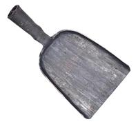 Pelle à Poussière en Acier Argenté, Robuste Bavure pour Jardin | Pelle à Cendres Portative, Truelle à Sable de Jardin, Ramoneur, Bbq, sans Rouille, Usage Domestique