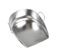 Pelle À Poussière INOX Double Poignée 36X | acier inoxydable, poignée double, ramassage facile, grande capacité