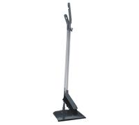 Pelle à poussière métallique à long manche VIKAN avec balayette, longueur : 900 mm, gris