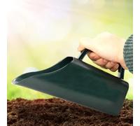 Pelle à Sol - Pelle à Main Polyvalente pour Le Jardinage avec Trous de tamisage, en Plastique pour terreau, Plantes d'intérieur et travaux de Jardin (Vert foncé), décorations d'été