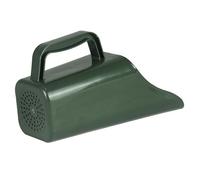 Pelle à Sol - Pelle à Main Polyvalente pour Le Jardinage avec Trous de tamisage, en Plastique pour terreau, Plantes d'intérieur et travaux de Jardin (Vert foncé), Utilisation Estivale