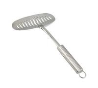 Pelle à Steak en Acier Inoxydable Large Cuisine Professionnelle | Acier Inoxydable Argenté, Contact Alimentaire Direct, Poignée Confortable, pour Barbecue et Restaurant