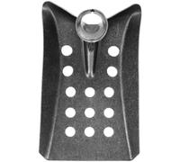 Pelle à Tamiser Boue Égouts et Drains en Acier Manganèse Noir | Trous de 1,5cm, Format 24x15x14cm, Outil Stable pour Fossés et Puisards