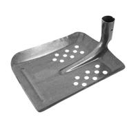 Pelle à Tamiser Les Égouts en Fer à Tête Carrée 16, 1x11, 4 Po | Drainage de Gouttières et Jardins, Forme Ergonomique, Résiste à Déformation, Gris