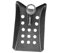 Pelle à Tamiser Les Métaux pour Drainage, Pelle Jardinage Noir | Acier au Manganèse, Trous de 1,5cm, Format 24x15x14cm, pour Égouts et Fossés