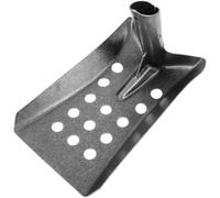 Pelle à Tamiser Robuste en Acier au Manganèse Trous | Outil de Drainage Noir, Diamètre 1,5cm, pour Égout, Caniveau, Fossé, Usage Quotidien