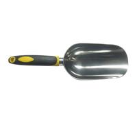 Pelle à Terreau en Alliage D'aluminium avec Manche en Silicone | Construction robuste, Prise ergonomique, Grande capacité, Idéal pour le jardinage