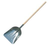 Pelle aluminium tête 33 cm manche en bois 1,20 m