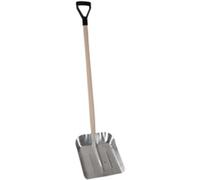 Pelle avec manche en bois, largeur: 360 mm, argent