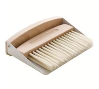 Pelle Balayette Mini ensemble de nettoyage balai et pelle à poussière bureau Portable avec brosse en bois for domicile