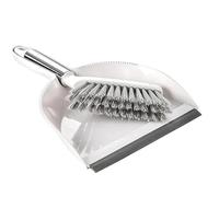 Pelle Balayette Mini pelle à poussière et brosse, ensemble de manuelle, balai nettoyage Table for la maison, le clavier d'ordinateur bureau(Xsbbj-white)