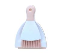 Pelle Balayette Petit balai Mini ménage portable bureau nettoyage poubelle pelle à poussière balayage de la(Light Grey)