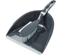 Paris Prix Pelle et balayette Homéa plastique poils TPR raclette Anthracite/Bleu givré