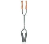 Pelle croisée 2 manches pour trous de poteaux Acier trempé Manche Bois 121.5 cm VITO