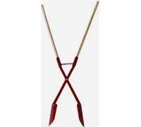 Pelle croisée pour poteaux de bois avec poignée en bois (110-280mm) Tarrière pelle Taille 1